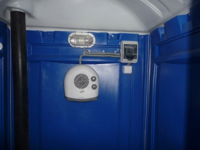Отопление для туалетной кабины